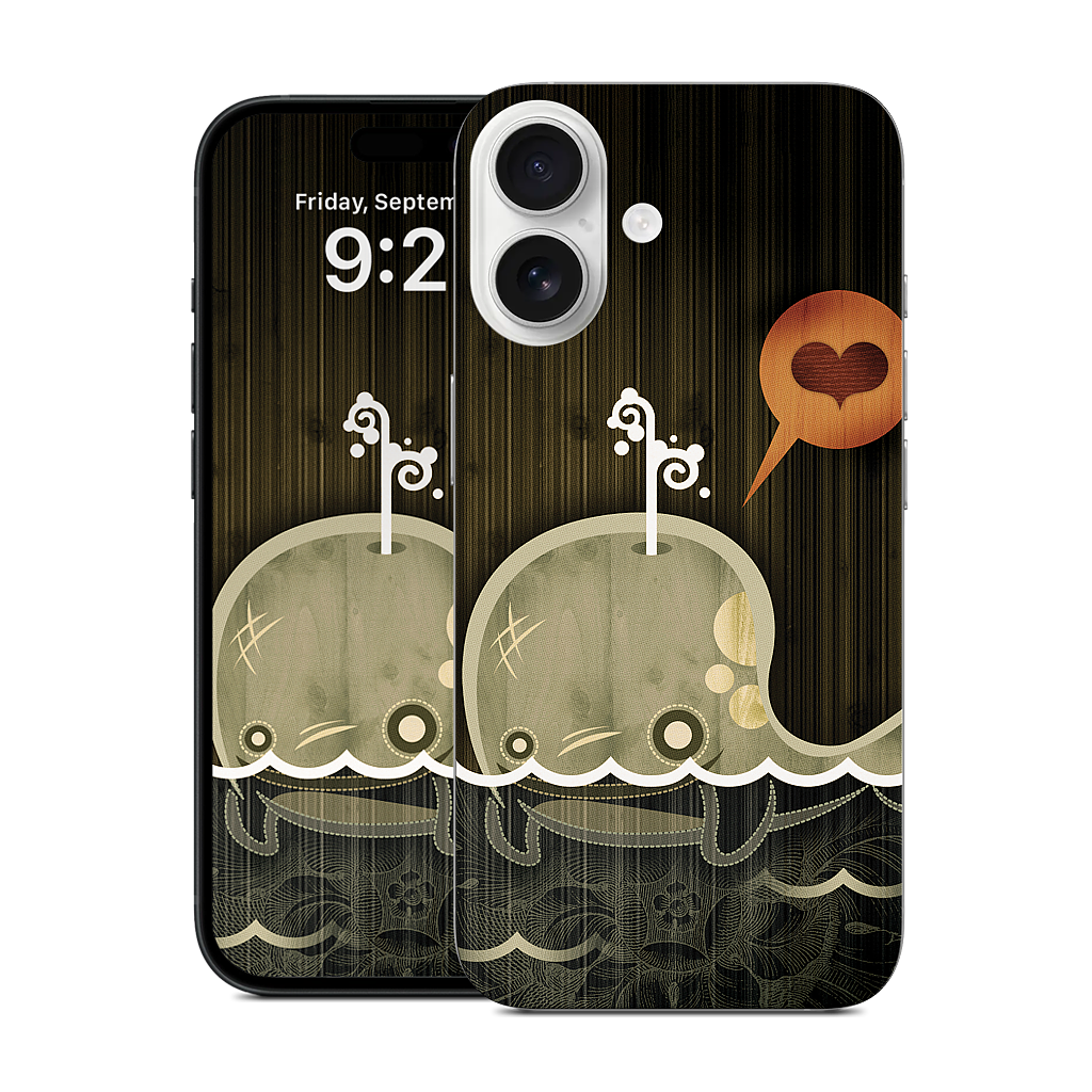 The Enamored Whale iPhone Skin