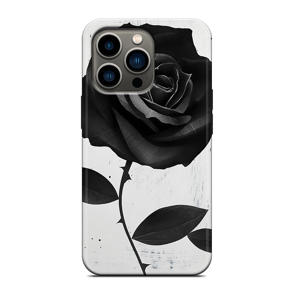 Fabric Rose iPhone Case