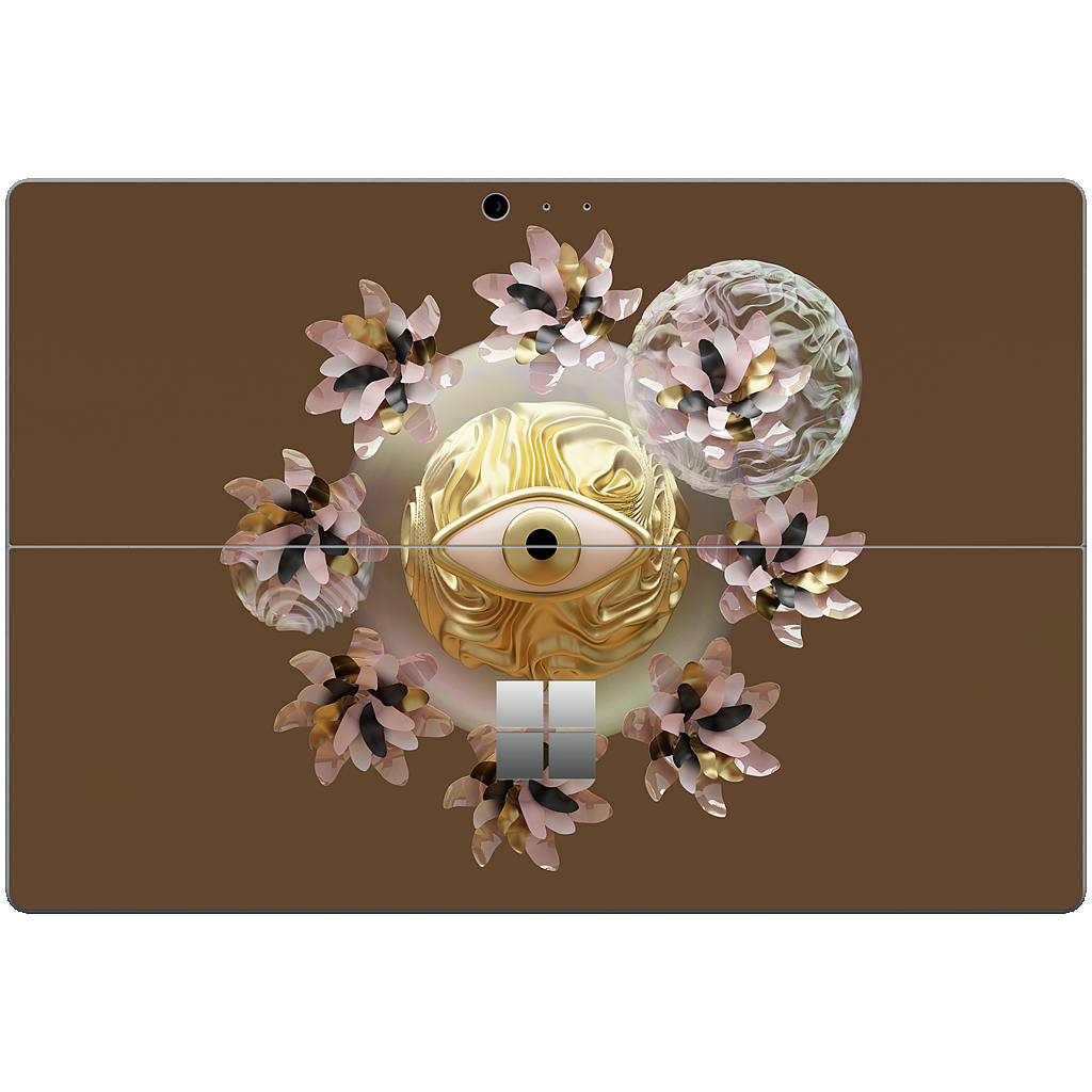 Golden Flowers Microsoft Skin