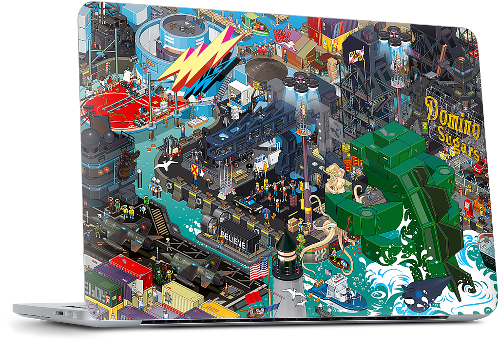 Baltimore Docks MacBook Skin