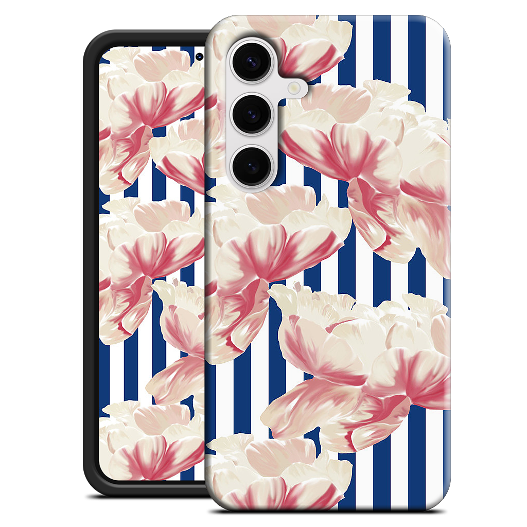 Stripe Floral Samsung Case