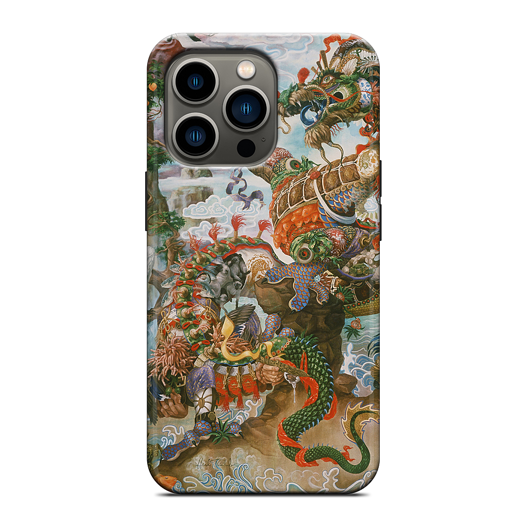 Brewing The Yangze iPhone Case