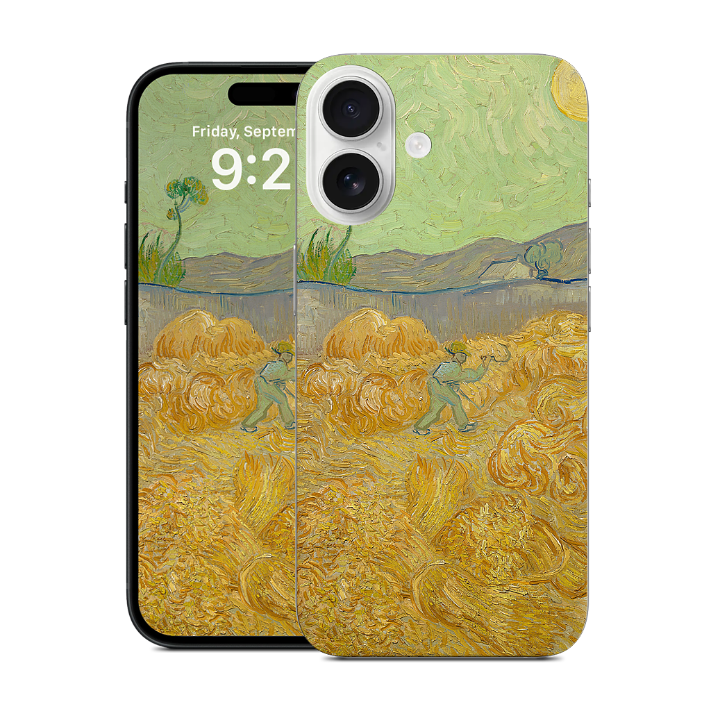 Wheatfield with a Reaper iPhone Skin