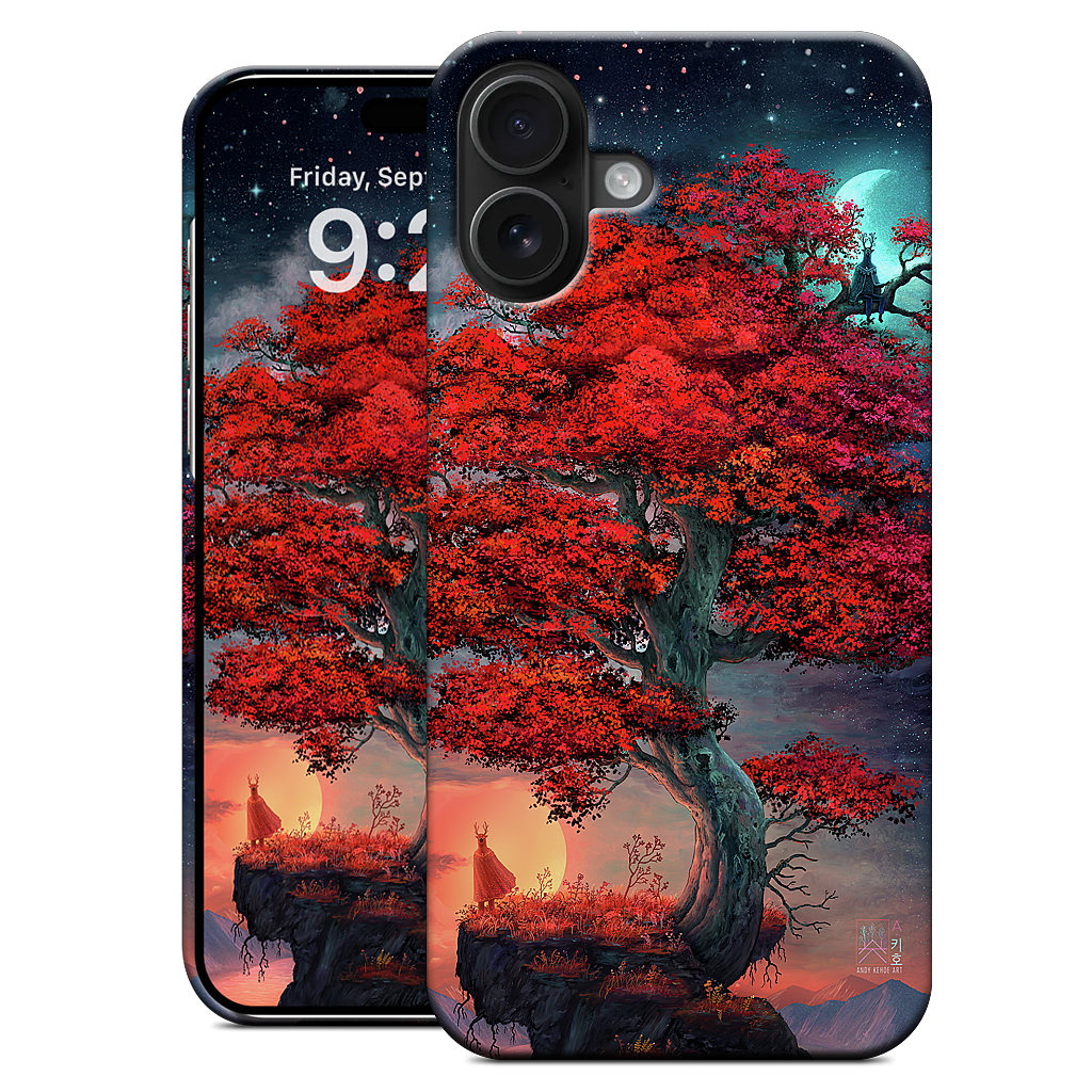 Light & Dark in Equal Parts iPhone Case