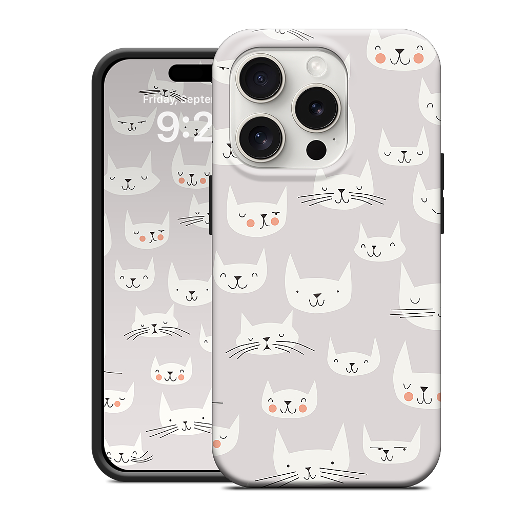 Cat Faces iPhone Case