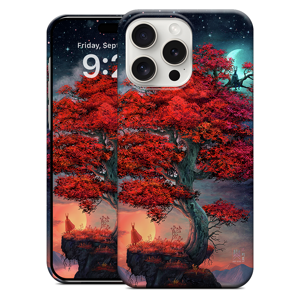 Light & Dark in Equal Parts iPhone Case