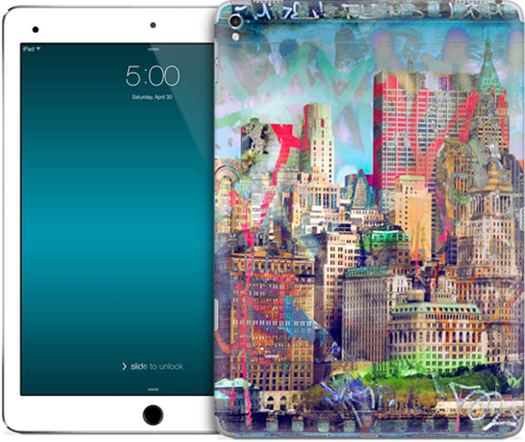 Graffiti Skyline iPad Skin