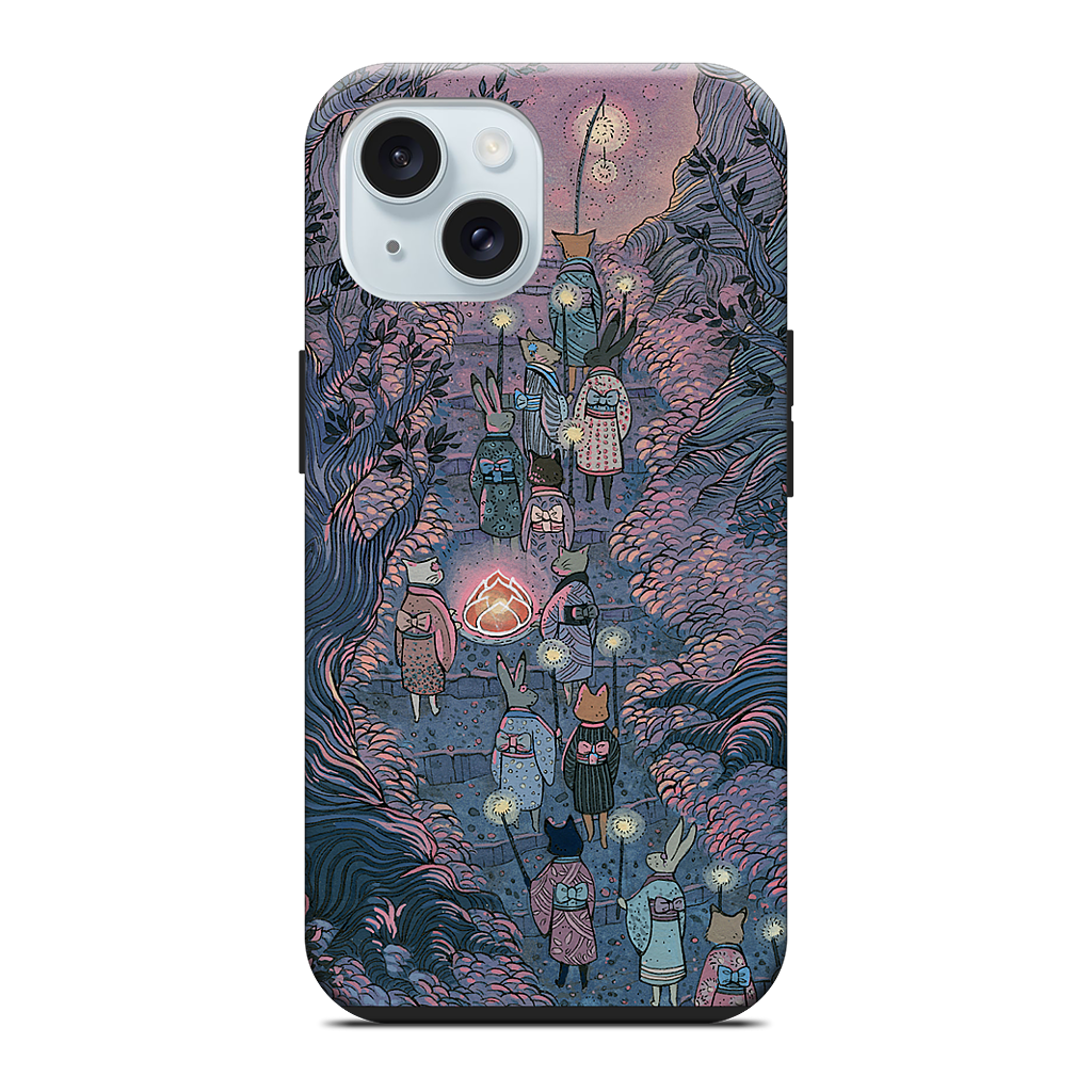 Woodland Procession iPhone Case