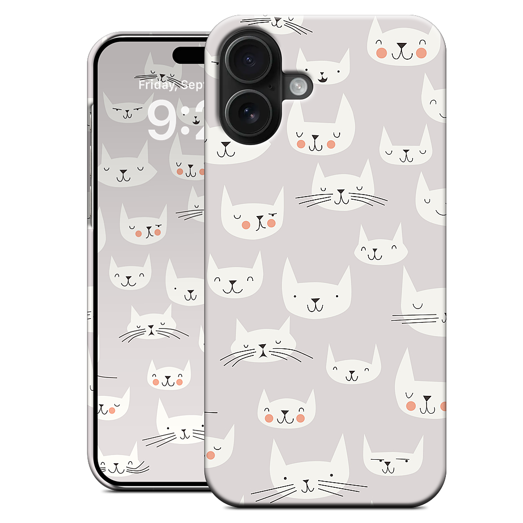 Cat Faces iPhone Case