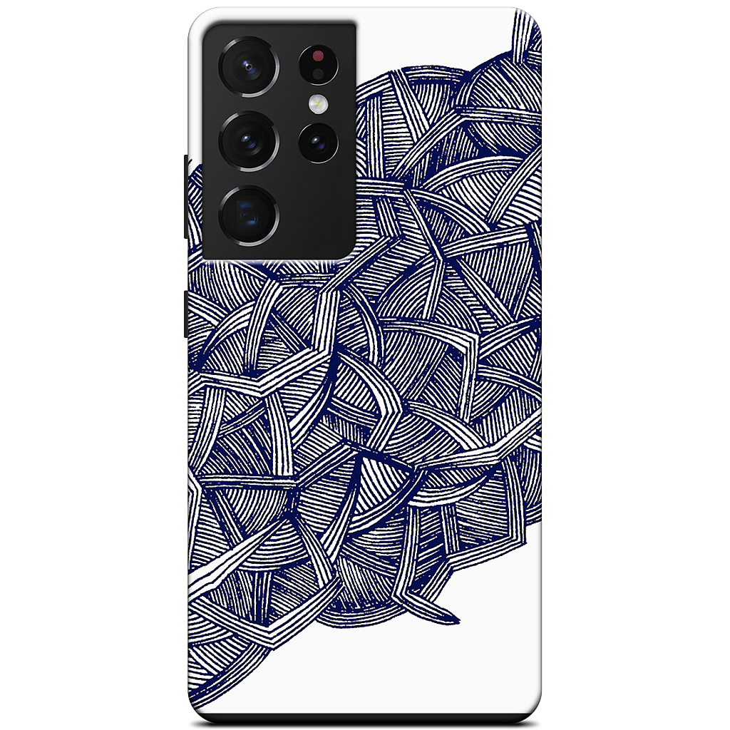blue lines Samsung Case