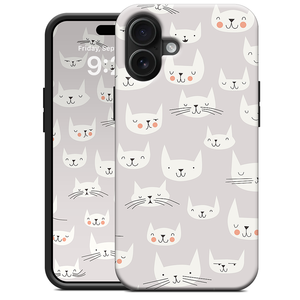 Cat Faces iPhone Case