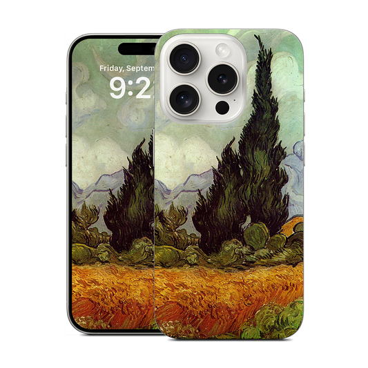 A Wheatfield with Cypresses iPhone Skin