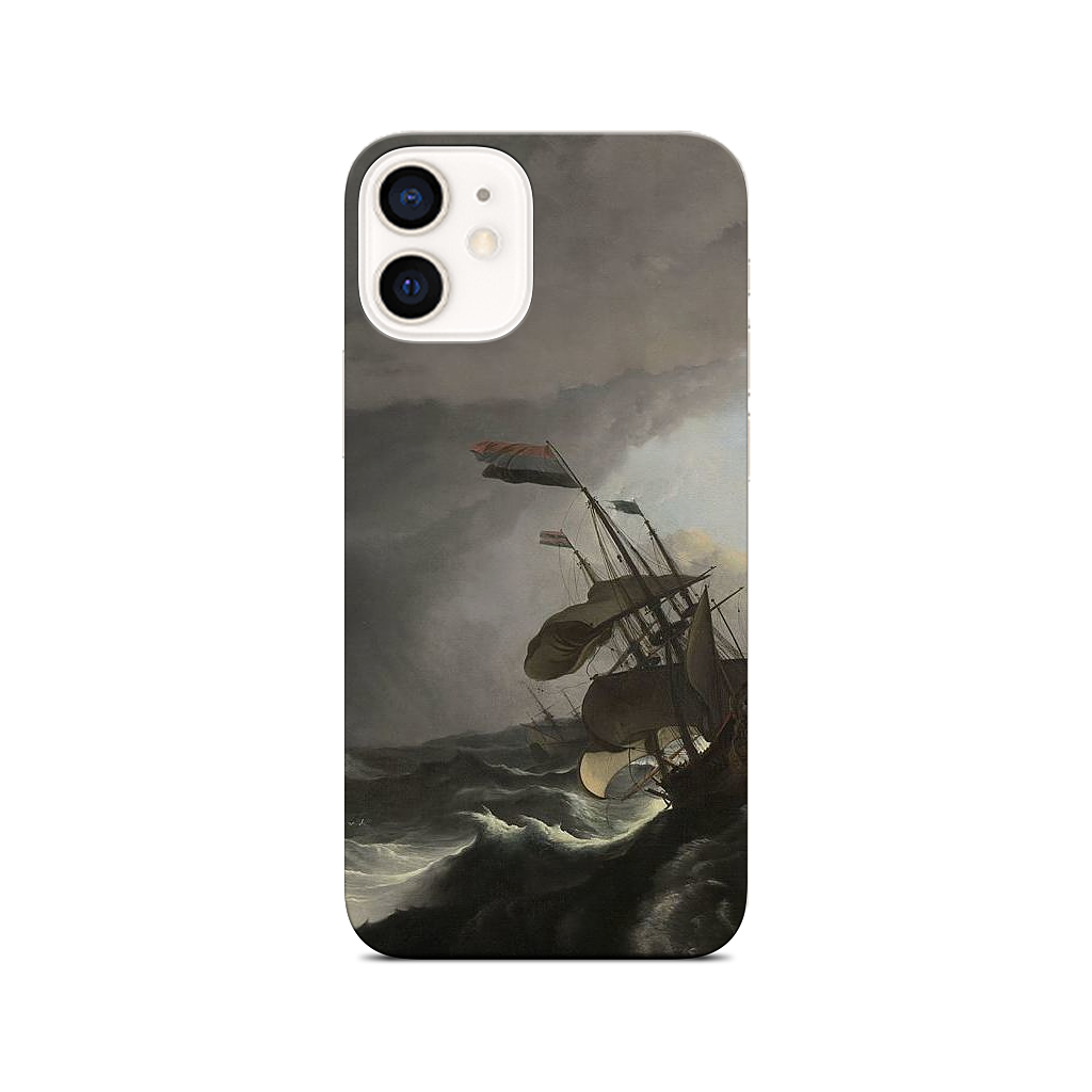 Warships During a Storm iPhone Skin