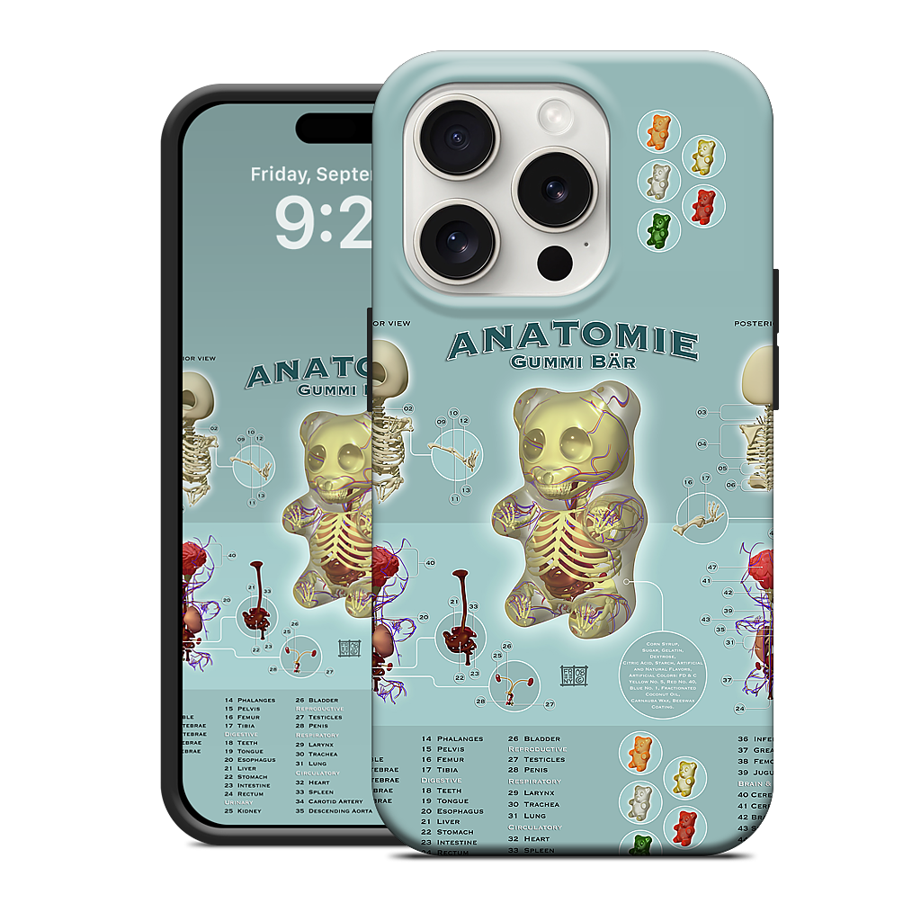 Gummi Anatomie iPhone Case