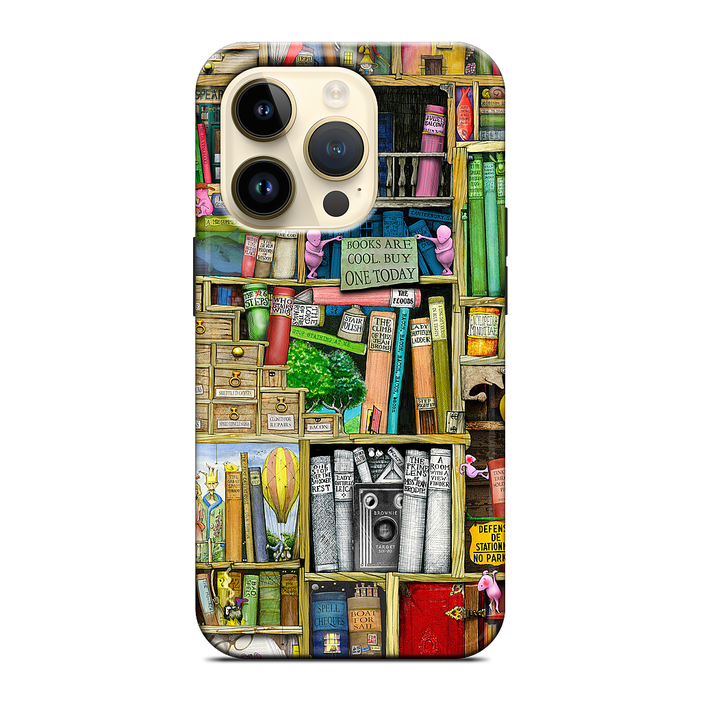 Bookshelf 2a iPhone Case