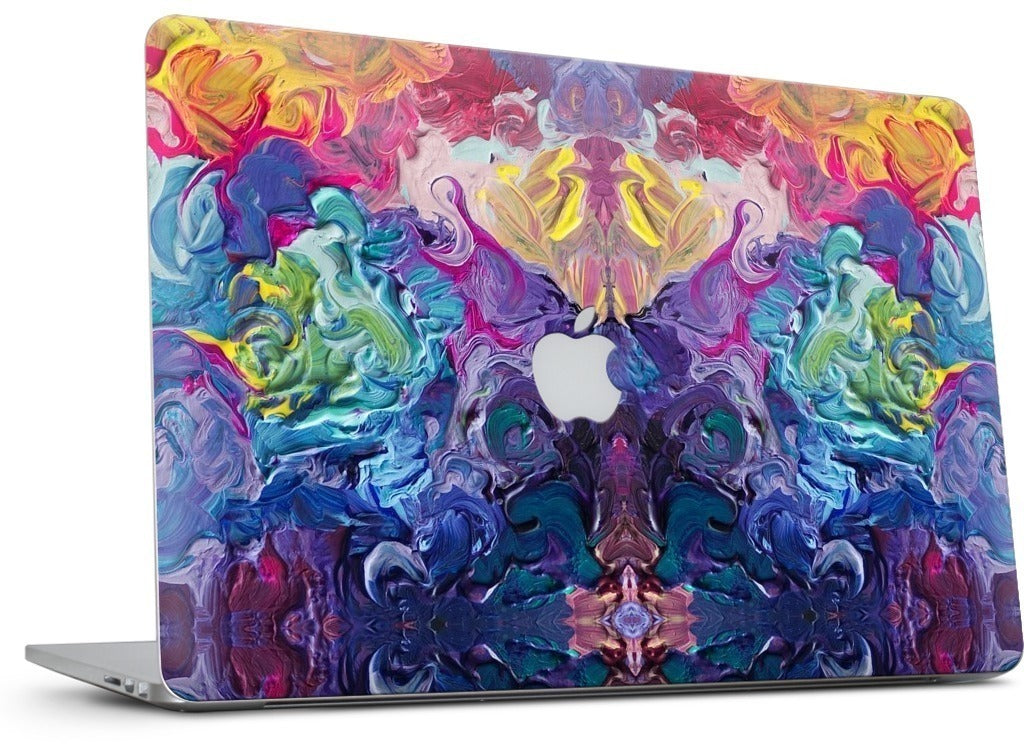 Rainbow Flow Abstract MacBook Skin