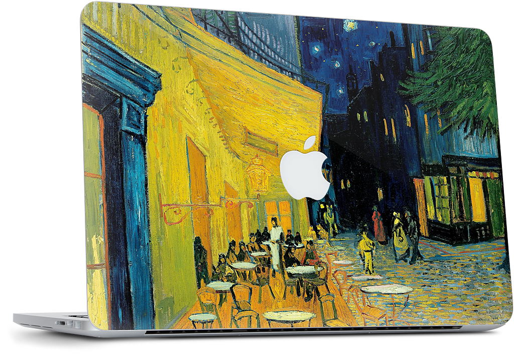 Cafe at Night MacBook Skin