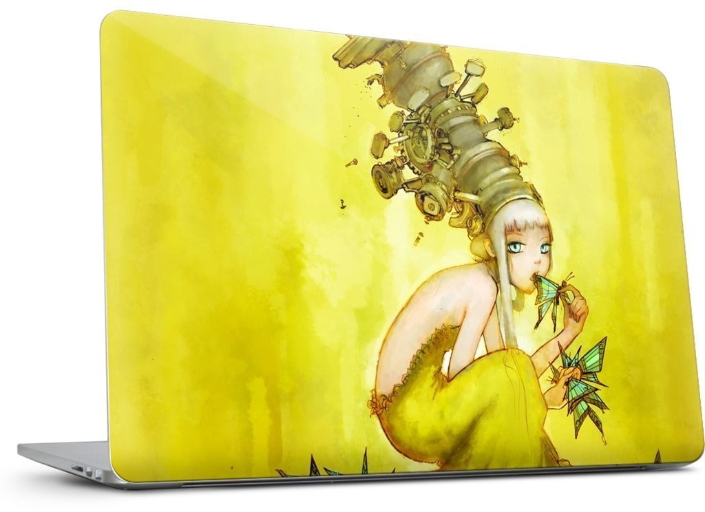 Glass Butterflies MacBook Skin