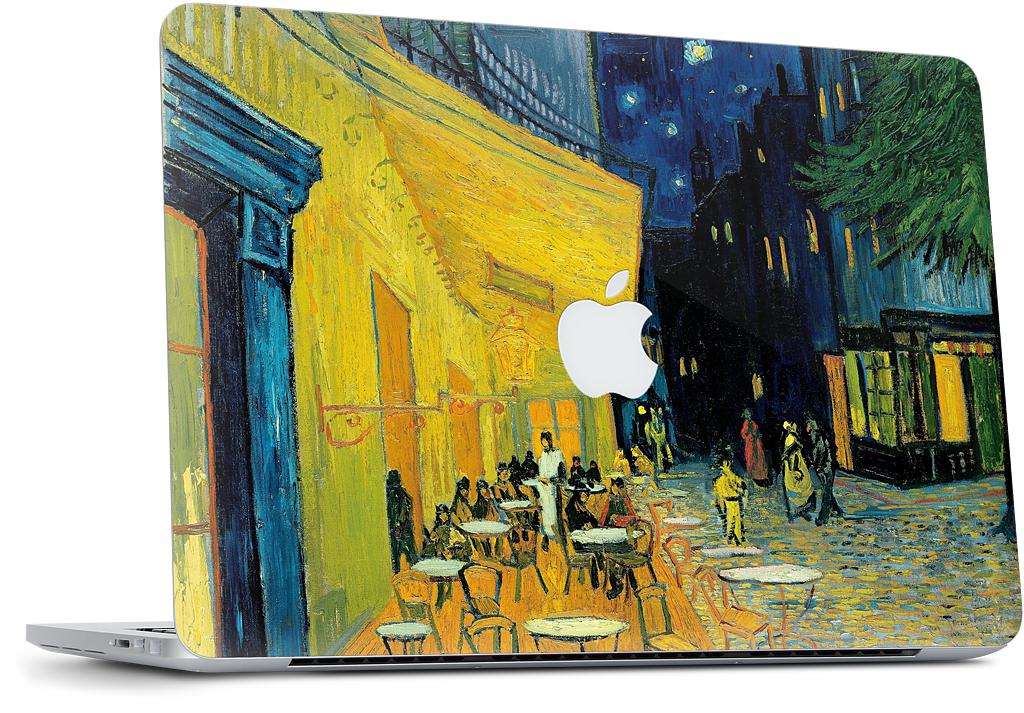 Cafe at Night MacBook Skin