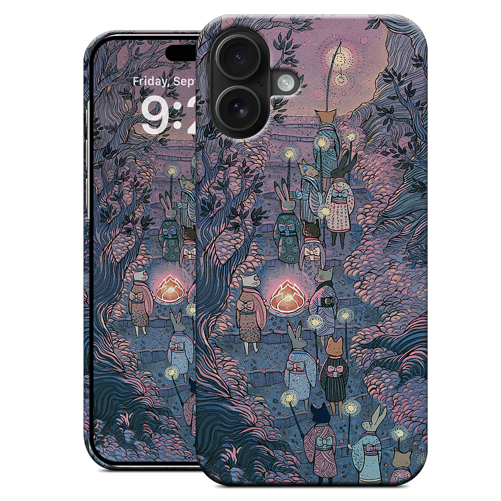 Woodland Procession iPhone Case