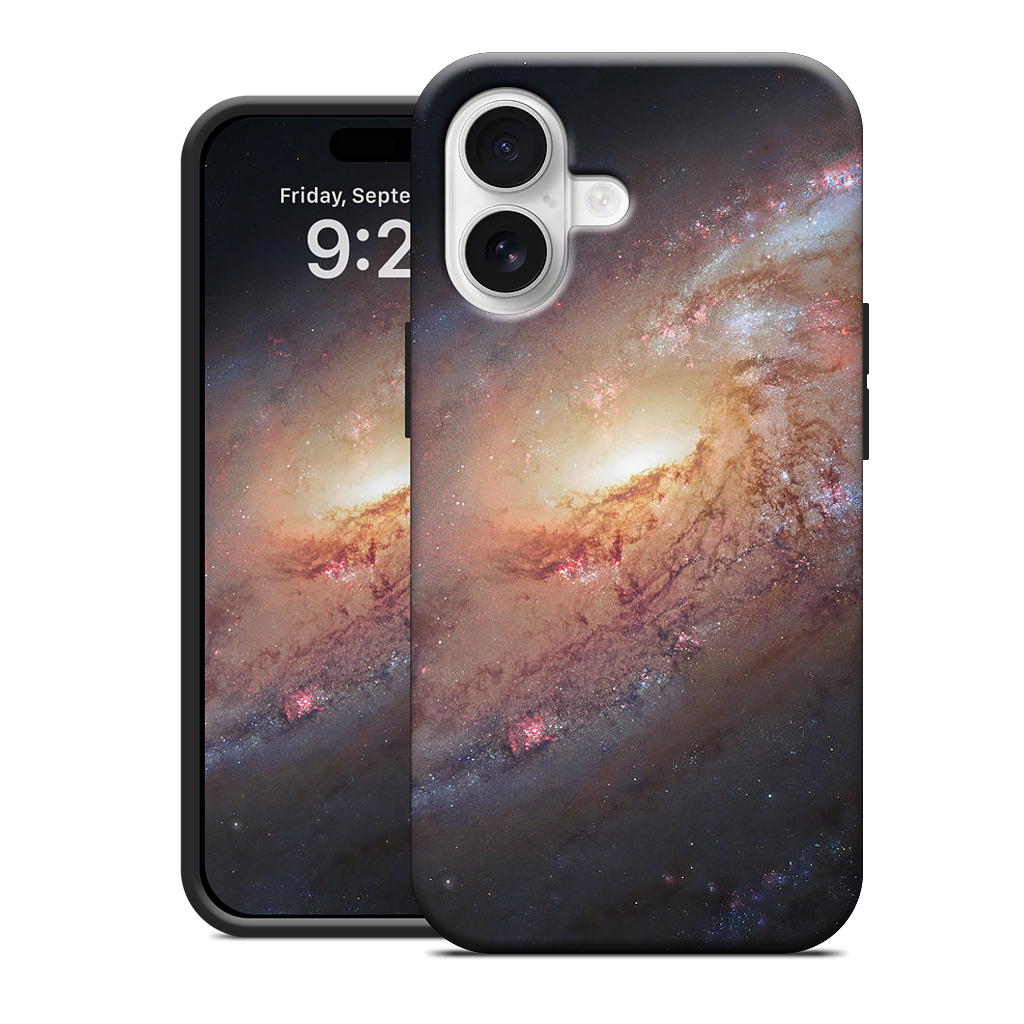 M106 Spiral Galaxy iPhone Case