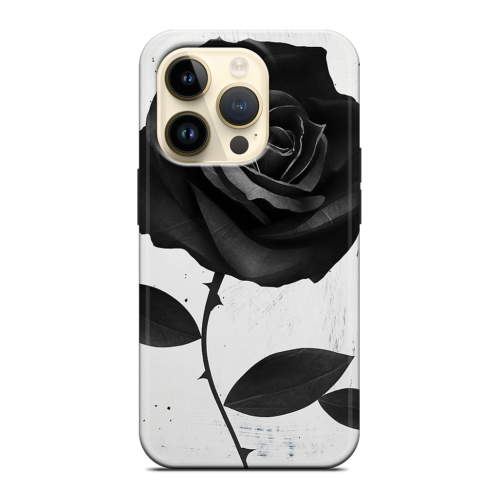 Fabric Rose iPhone Case