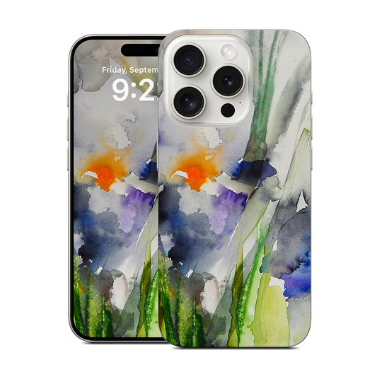 Blue Irises iPhone Skin