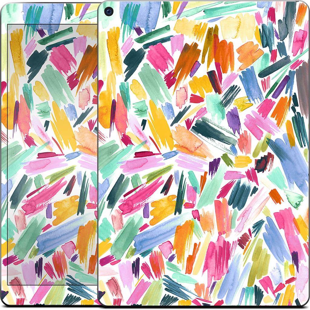 Colorful Abstract Strokes iPad Skin