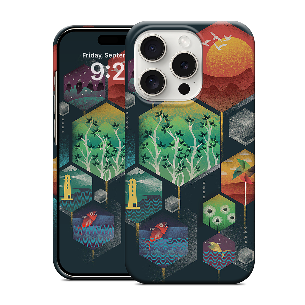 Geometrical Wonders iPhone Case