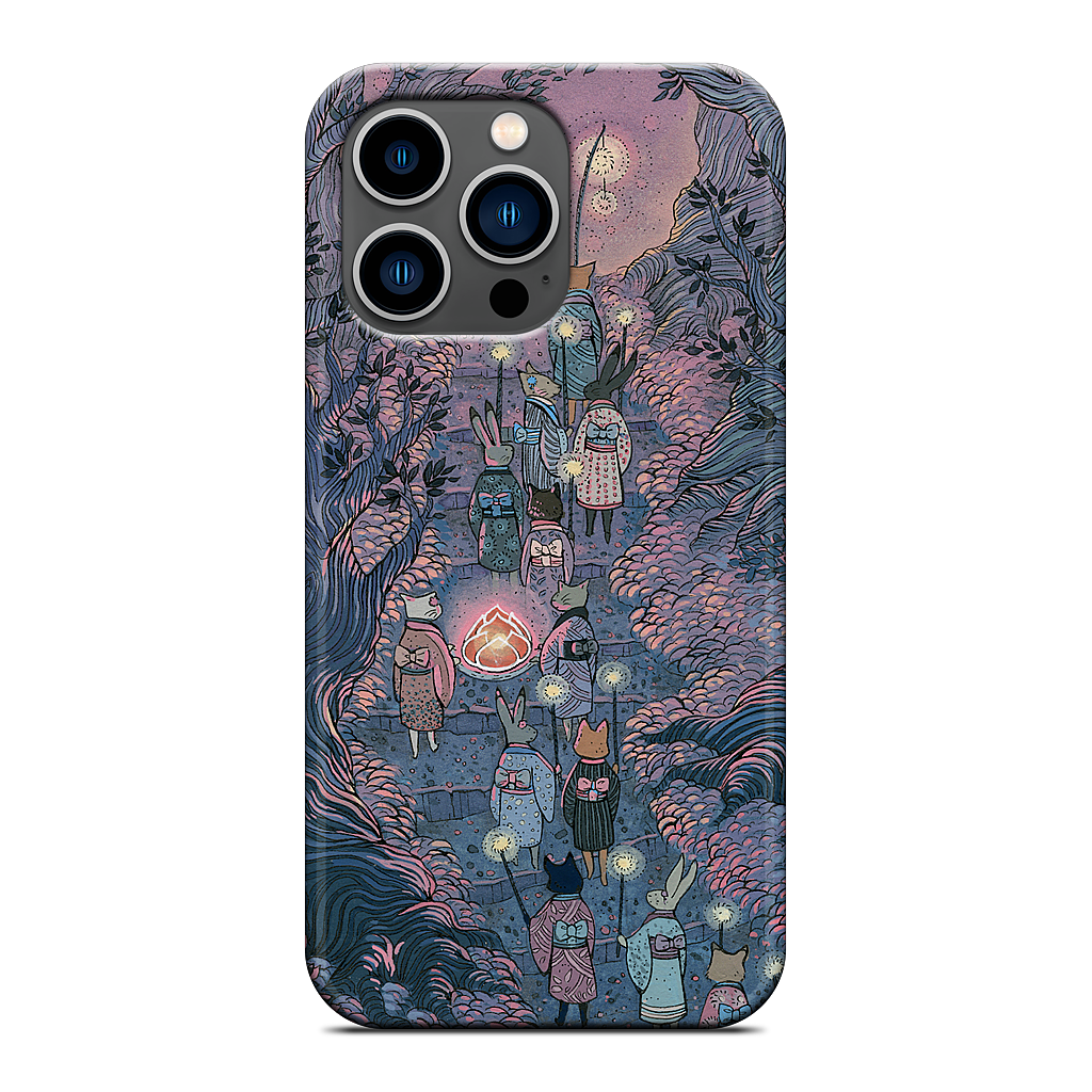 Woodland Procession iPhone Case