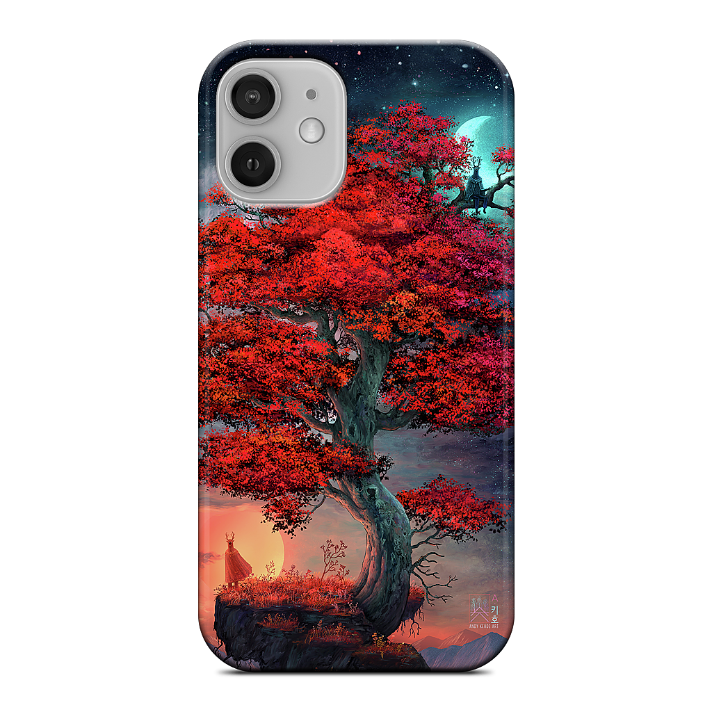 Light & Dark in Equal Parts iPhone Case