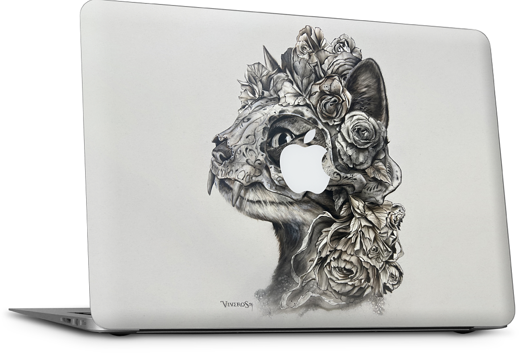 Muerte Cat  MacBook Skin