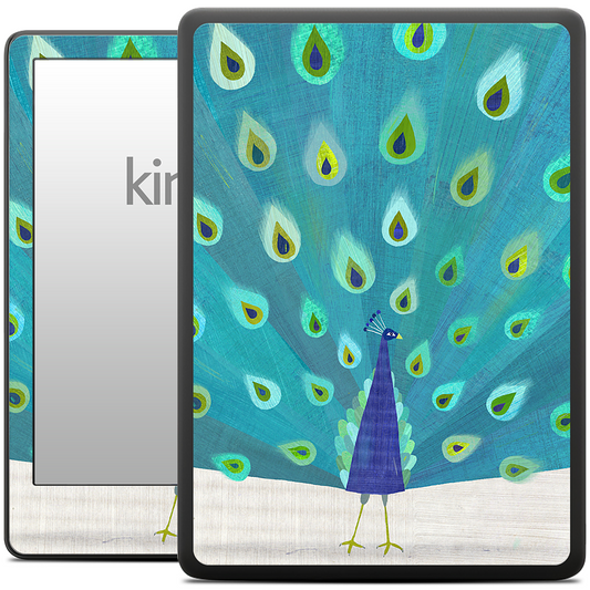 Patterned Peacock Kindle Skin