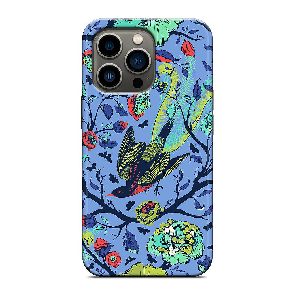 Tail Feathers Lupine iPhone Case