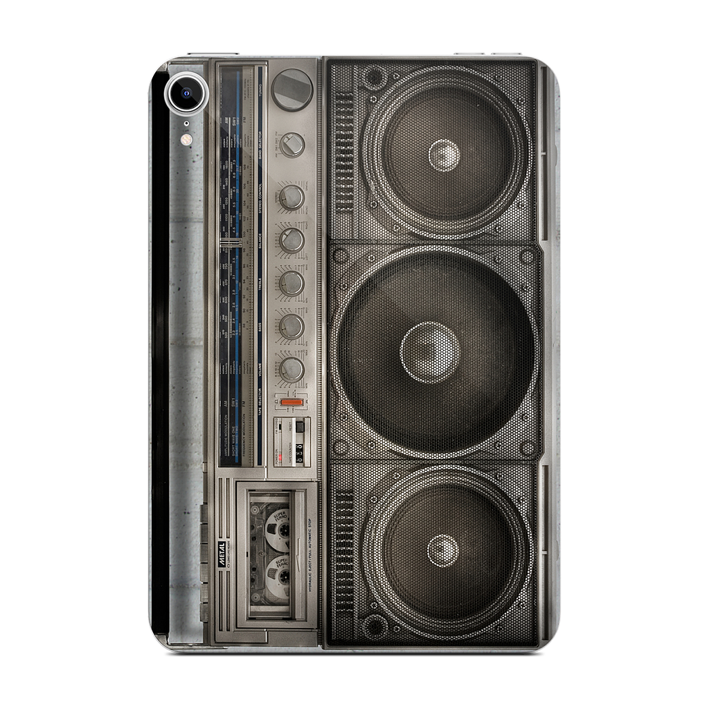 Boombox iPad Skin