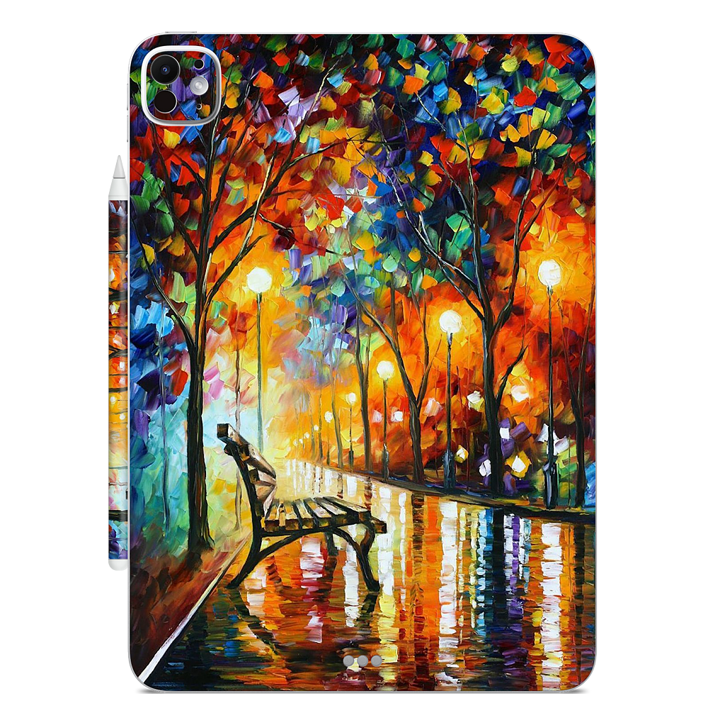 THE LONELINESS OF AUTUMN by Leonid Afremov iPad Skin