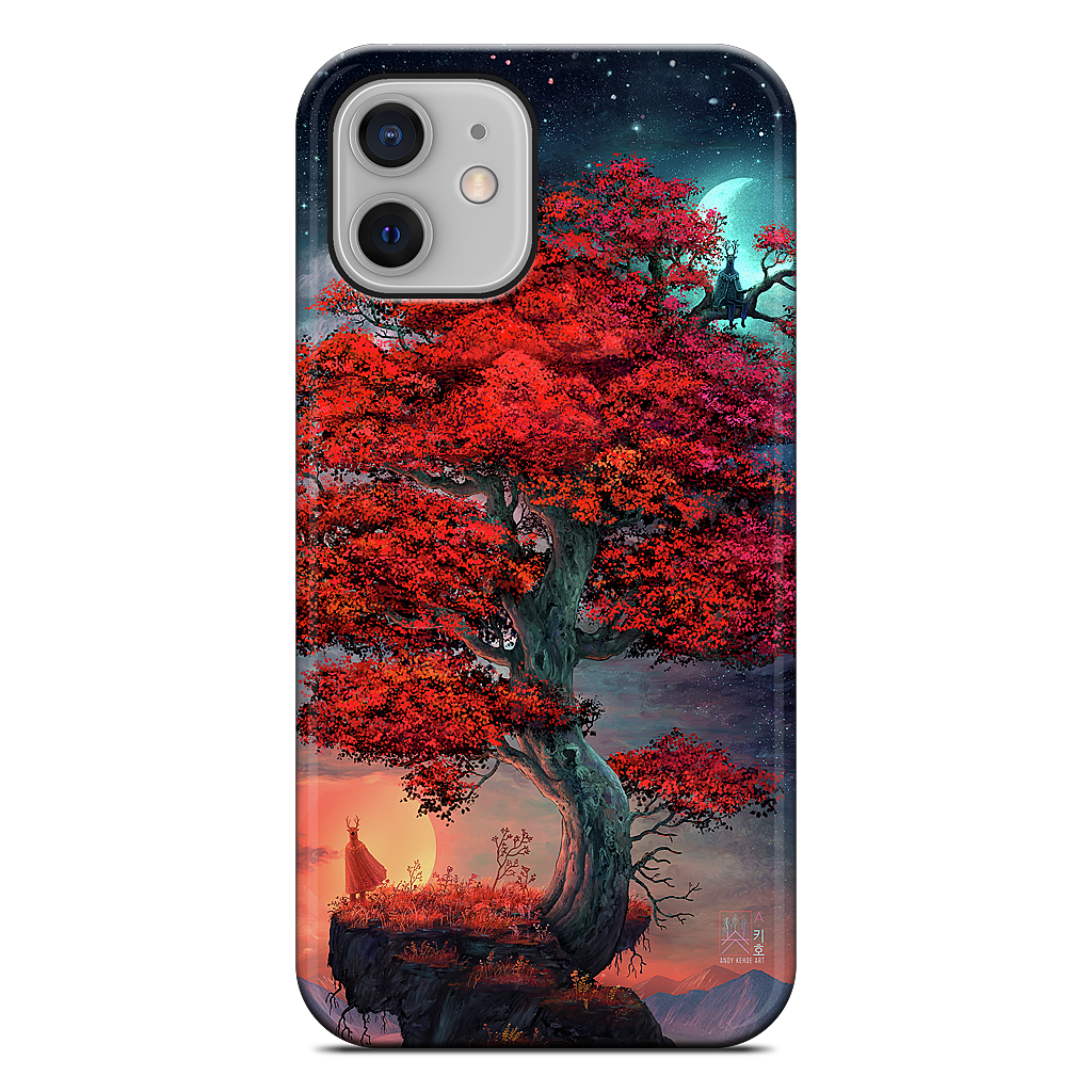 Light & Dark in Equal Parts iPhone Case