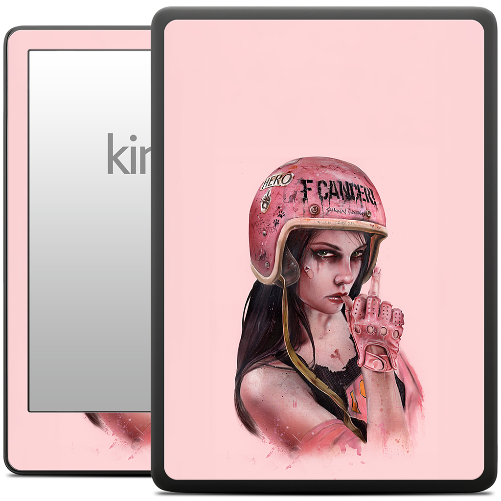 F Cancer Kindle Skin