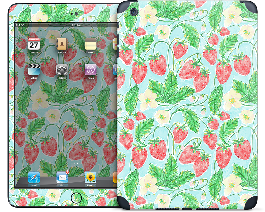 Wild Strawberries iPad Skin