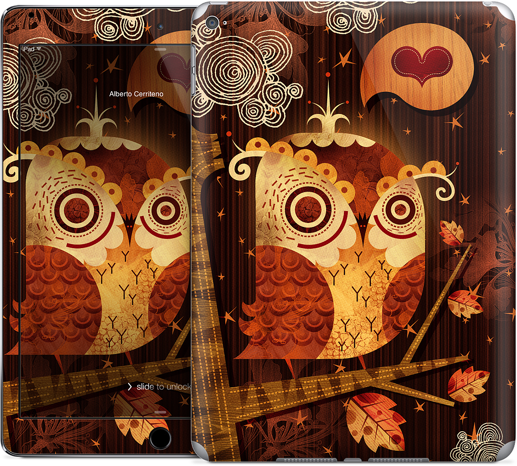 The Enamored Owl iPad Skin