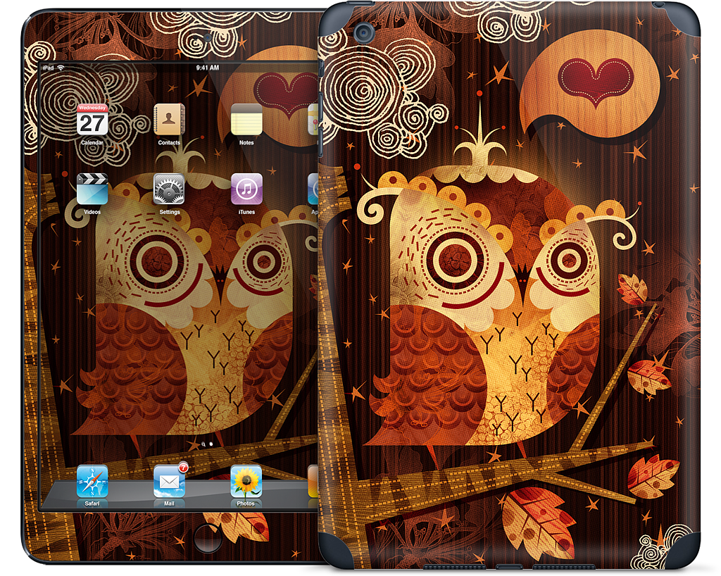 The Enamored Owl iPad Skin