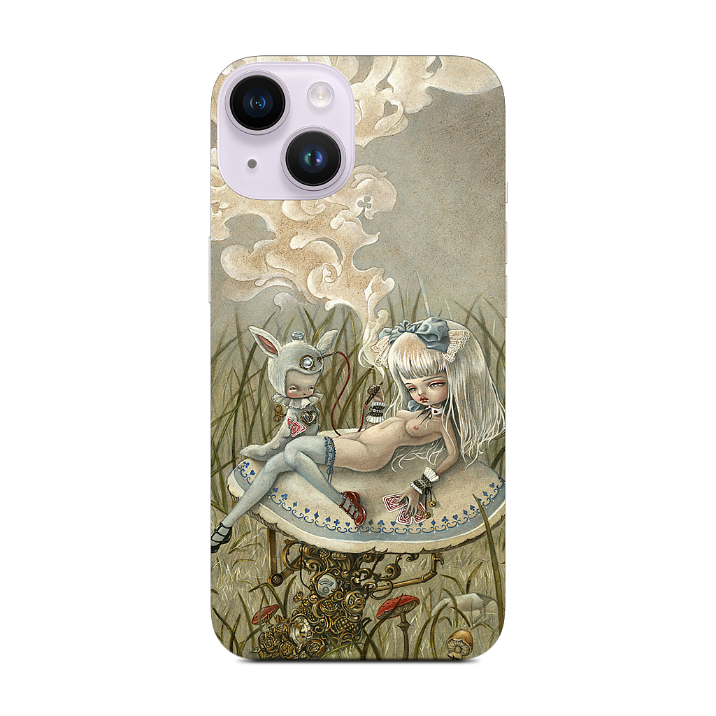 Alice and the Caterpillar iPhone Skin