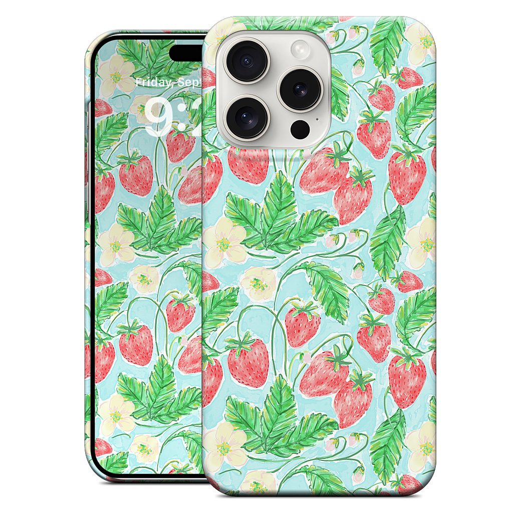 Wild Strawberries iPhone Case