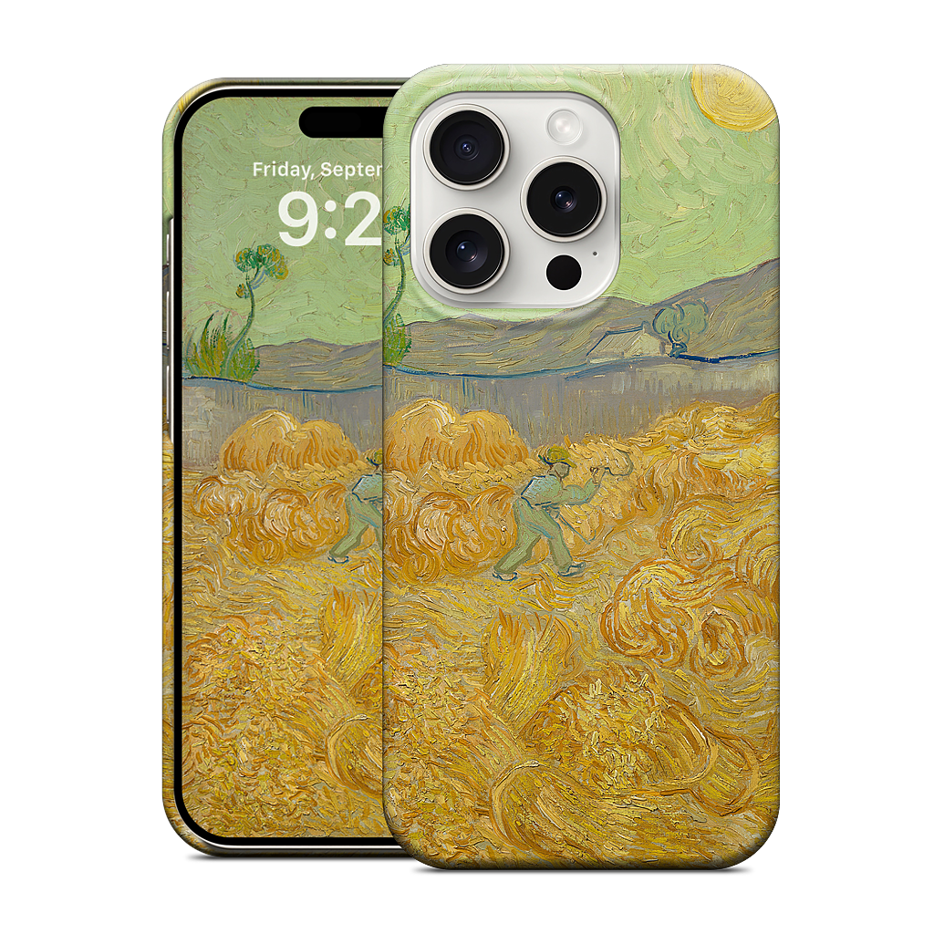 Wheatfield with a Reaper iPhone Case