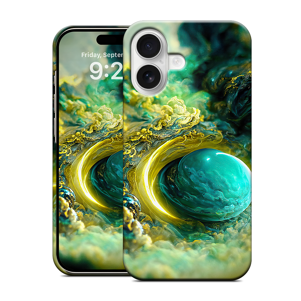 Planetary Accretion iPhone Case