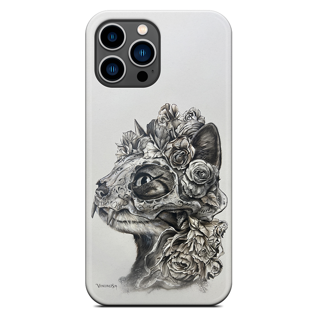 Muerte Cat iPhone Case