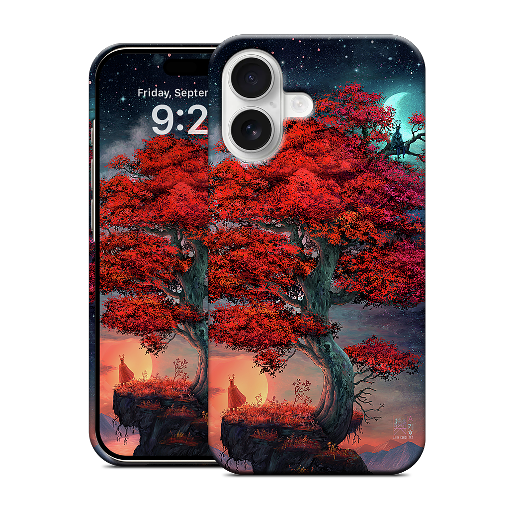 Light & Dark in Equal Parts iPhone Case