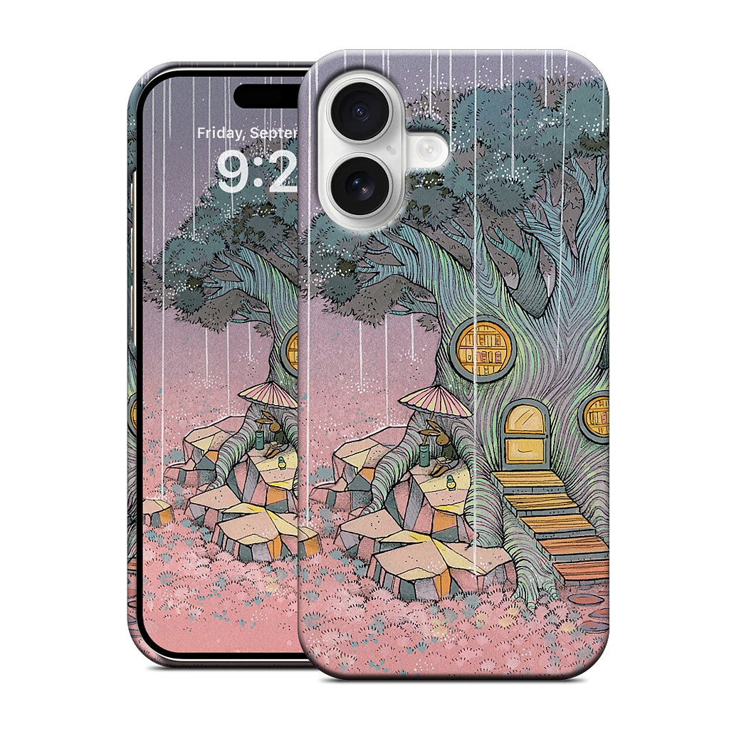 Rainy Day In The Library iPhone Case