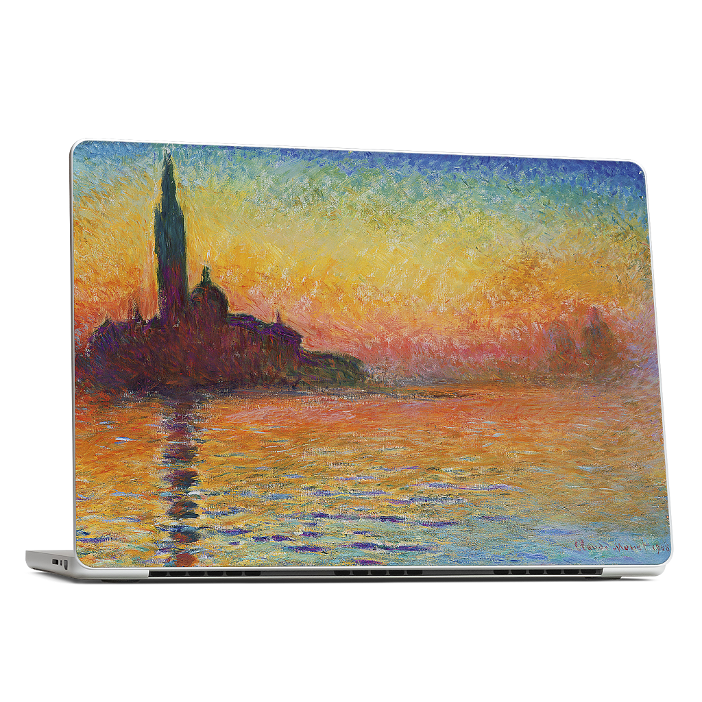 Sunset in Venice MacBook Skin