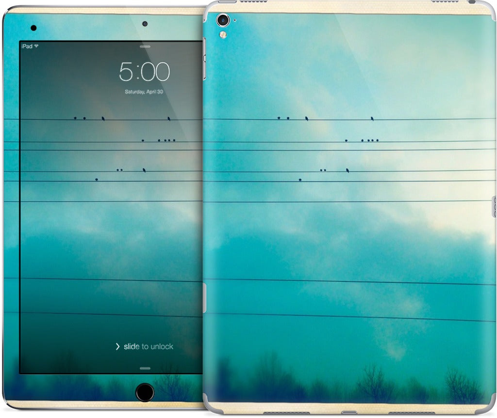 Birds on a wire iPad Skin